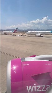 Landing In One Of The Most Beautiful Islands In Spain #travel #aviation #wizzair #ryanair #spain