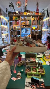 What better place to celebrate the launch of our collage print than at @thatpaperjoint making unique Django and Juliette collages of our own! Such a fun night, grab your pair of collage prints via the link in our bio! #djangoandjuliette #djangostyle #shoesyourway #sneaker | Django & Juliette