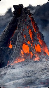 A “real” fiery dragon wing, which I captured during the 2021 Geldingadalir eruption almost four years ago! I really enjoy these close-ups of fresh lava pushing newly crusted lava forward. It creates the most fun shapes and forms. It almost looks as if it’s molten cheese being pulled apart. It’s so fascinating to watch this new landscape being formed in front of your eyes. #iceland 📷 Shot handheld on @canonbelgium EOS R6 with the 100-500mm RF. #vulcano #teamlavaforever #natureconnected #connecti