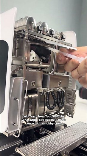 EQUIPMENT RACK SMOKE UNIT FOR BENZ 6x6 TRACTOR TRUCK #rc #truck #rchobby #smoke #rctruck #tractor