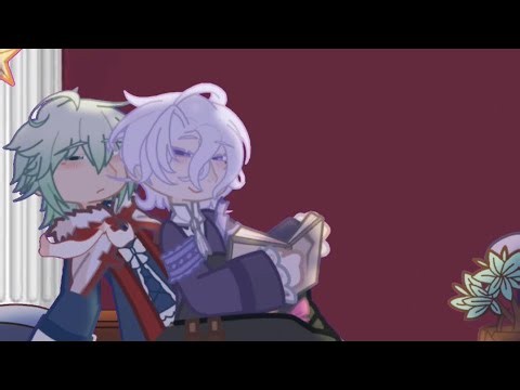 A smooch? 👀// alyosha x mitya // Genshin impact // gl2// bl