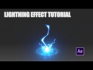 After Effects Tutorial : Lightning Effect 卡風格閃電特效教學