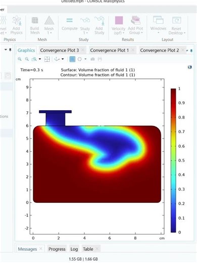 Multiphasics Fluid Flow | ENgenuin Technology simulation #Comsol #Multiphysics #engenuintechnology