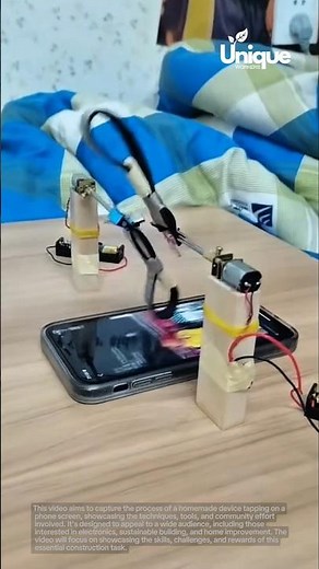 Homemade phone tapper: diy device tapping on a phone screen