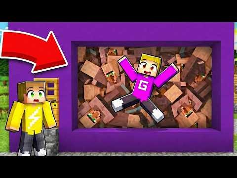 1000 Villagers Komen Bij Mij Wonen In Minecraft! (Survival)