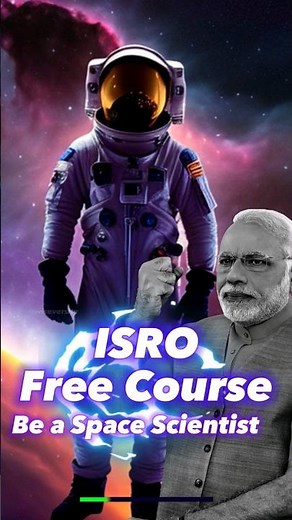 How to be a #isroscientists 😍 #freeonlinecourse by ISRO How to learn #spacescience #freecourses