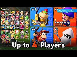 Mario Tennis Fever Switch 2 - All Characters + All Game Modes (4K) Trailer