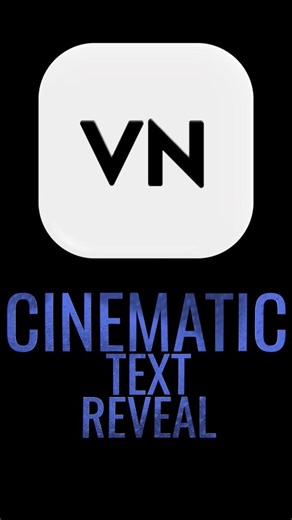 Cinematic Title Animation in VN 🔥 Easy Tutorial #tutorial #mobileediting