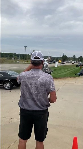 Mustang crashes/flips at Car Show | Hillsdale, MI