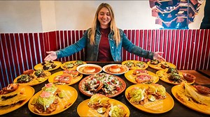 Girl orders everything from taqueria menu - times two