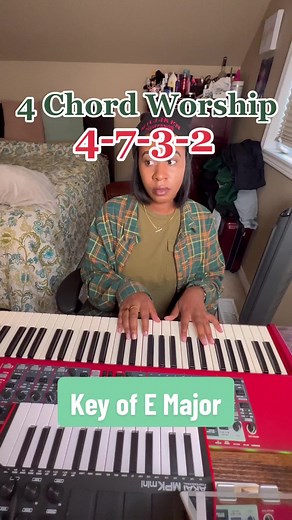 4 Chord Worship Songs in E Major | Piano Chord Progressions for Gospel Music