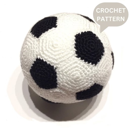 Soccer Ball Crochet Pattern (digital Download) – English Instructions With Detailed Photos and Assembly Diagrams - Etsy