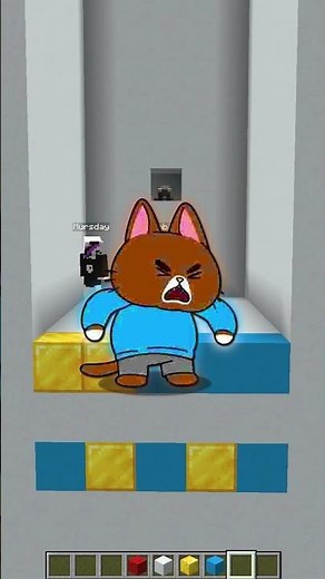 ADIVINA LOS BLOQUES con GATITOS en Minecraft! 🧊 #simba #animación #gato #minecraft