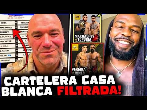 ¡IMPACTO! Topuria vs Makhachev FILTRADO para UFC Casa Blanca, Jones vs Pereira, Chimaev v Strickland