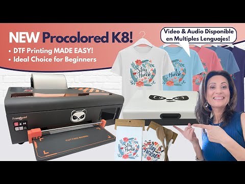 Procolored K8: Unboxing, Set Up & First Project with the Best DTF Printer for Beginners