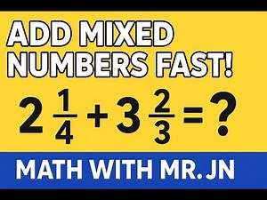 Easiest Trick to Add Mixed Numbers Fast & Simple!”