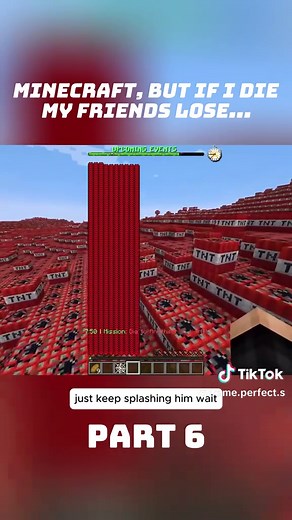 Minecraft Challenge: If I Die, My Friends Lose