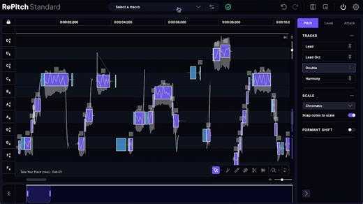 RePitch 2 Standard by Synchro Arts - Pitch Correction Plugin VST3 Audio Unit AAX