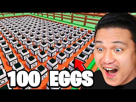I Opened 100 ZEN EGGS And Got THIS.. Grow A Garden