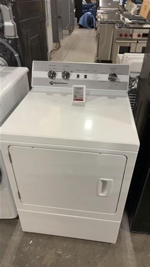 Speed Queen heavy duty top load electric dryer white