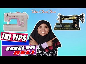 PERBANDINGAN MESIN JAHIT MANUAL DAN MESIN JAHIT PORTABLE