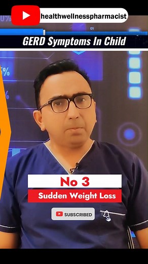 GERD Symptoms In Child #gerd #heartburn #childhealth #drjavaidkhan #shorts #healthtips #health #reels | Health Wellness Pharmacist
