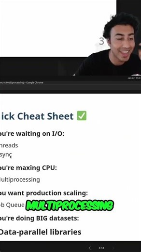 I-O Bound vs CPU Bound: Master Multiprocessing & Async Now! #shorts