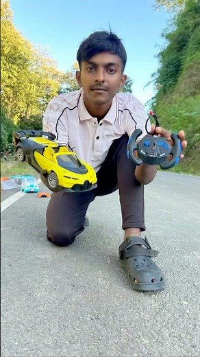 Remote control racing car unboxing and test #shorts