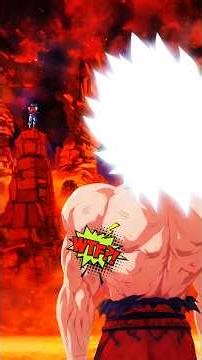 White God Goku vs Salama 😱 100x Kaio-ken Destruction #shorts #anime