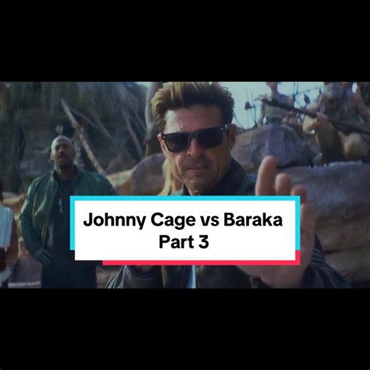 Johnny Cage vs Baraka Final battle #mortalkombat #johnnycage #finishhim #flawlessvictory #fypシ