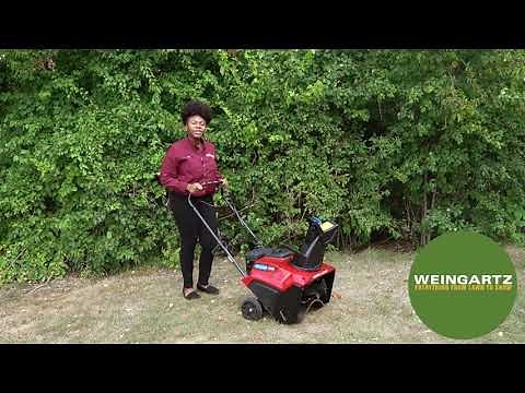 Toro Snow Blower Single Stage Starting Procedures