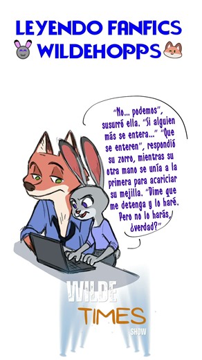 Leyendo Fanfics... #wildehopps #furry #zootopia #nickwilde #judyhopps