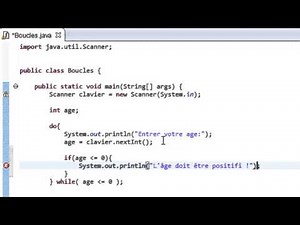 PROGRAMMER EN JAVA (Débutant) - 35 - Conditions dans une boucle