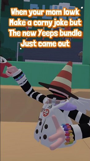 When your mom lowk make a corny joke but the new Yeeps bundle just came out