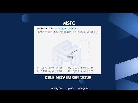 MSTC CELE November 2025: Problem 1