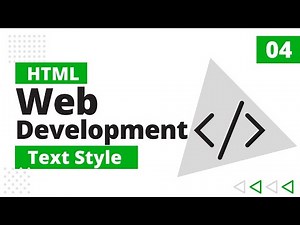 4. HTML Text Style | Complete Web Development Course with Hablu Programmer | Bangla