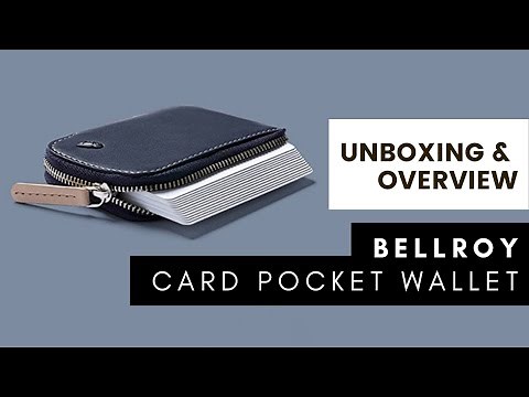 Bellroy Card Pocket Wallet [Unboxing & Overview]