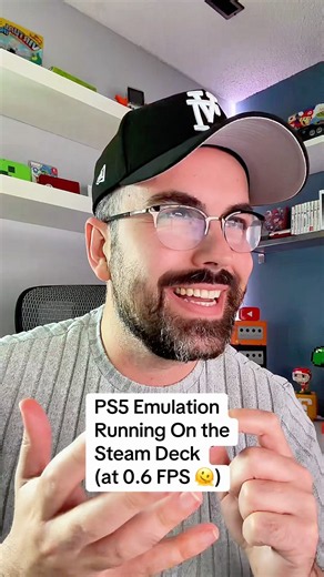 PS5 Emulation Running On the Steam Deck (at 0.6 FPS 🫠) #ps5 #emulation #steamdeck