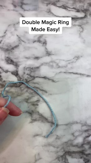 Double magic rings don’t have to be so hard! #itscrochetoclock #crochetersoftiktok #crochettutorial #crochettiktok #crochettok #tutorial #learnontiktok #crochetwithme