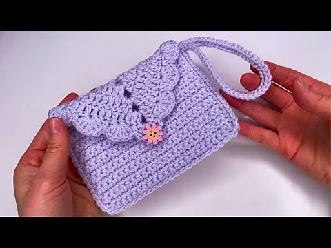 Cute & Easy Crochet Wallet - step by step instructions