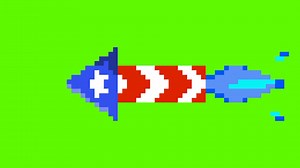 Visual Neon square looping