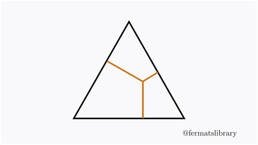 Vincenzo Viviani was born on this day in 1622. He is most famous for Viviani's TheoremIn an equilateral triangle, the sum of the perpendicular distances from any interior point to the 3 sides is equal to the height of the triangle.