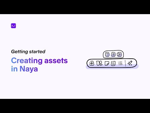 Naya | Creating assets in naya