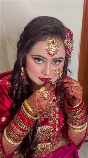 Gorgeous Dulhan Look 😍 Bridal Makeup & Wedding Vibes 💖