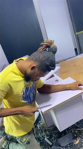 ✨ Floating TV Unit Installation | Modern Home Transformation #shorts