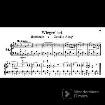 Theodore Oesten. Album May Flowers Op. 61. 24 - 25 Cradle-Song - The Flower Girl