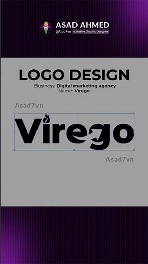 Logo Design Process for a Digital Marketing Agency, From Sketch to Final Logo 🚀