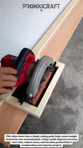 Simple Wood Cutting Guide for Straight, Fast, and Accurate Results