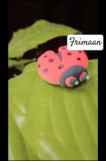 learn clay ladybug #clay #clayart #ladybug #artandcraft