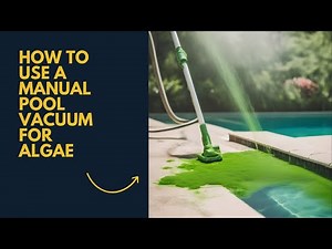 Mastering Algae Removal: A Guide to Using a Manual Pool Vacuum